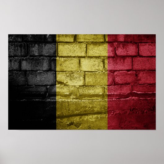 Belgien-Mauer Poster (Vorne)