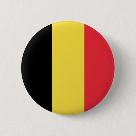 Belgien - Nationale Flagge Belgiens Button (Vorderseite)