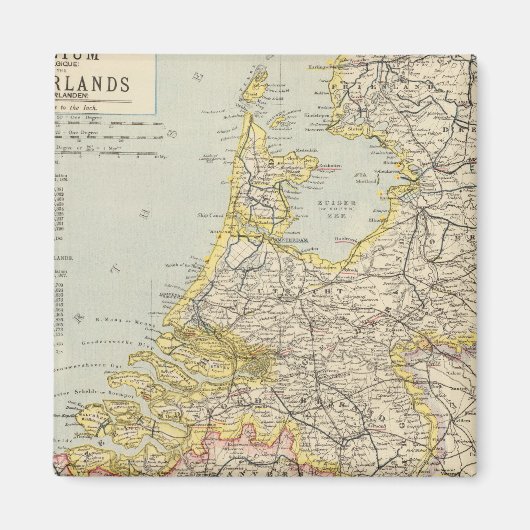 Belgien, Niederlande 2 Magnet (Vorne)
