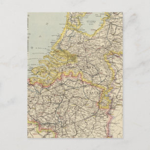 Belgien, Niederlande 2 Postkarte
