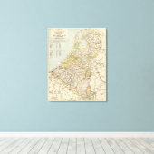 Belgien, Niederlande Leinwanddruck (Insitu (Holzboden))