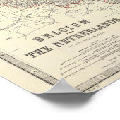 Belgien, Niederlande Poster (Ecke)