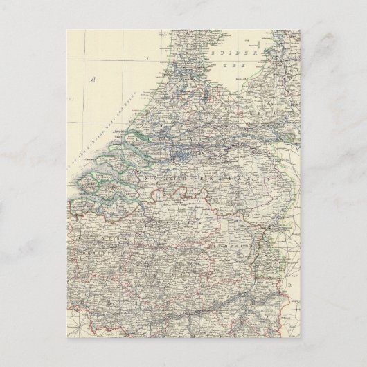 Belgien, Niederlande Postkarte (Vorderseite)