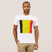 Belgien Ölgemälde Zeichnend T-Shirt (Vorne ganz)