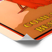 Belgien-Ostende Vintage Travel Poster (Ecke)