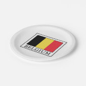 Belgien Pappteller (Schrägansicht)