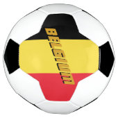 Belgien Patriotische Fußball und belgische Flagge (Gedreht)
