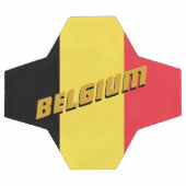 Belgien Patriotische Fußball und belgische Flagge (Flach)