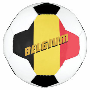 Belgien Patriotische Fußball und belgische Flagge