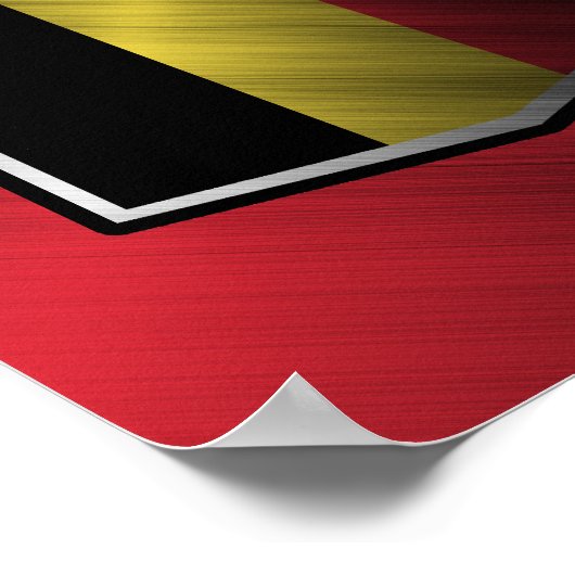 Belgien Poster (Ecke)
