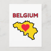 Belgien Postkarte (Vorderseite)