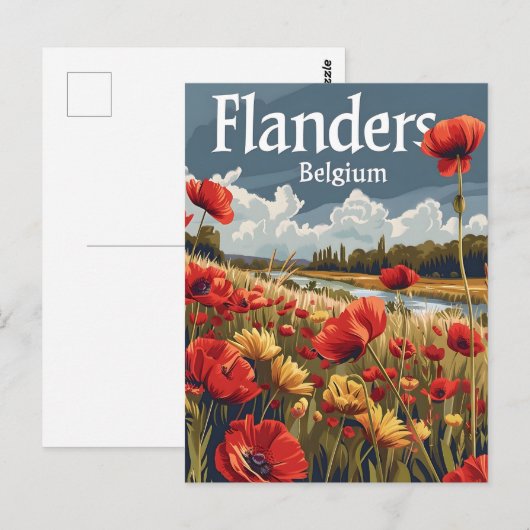 Belgien Postkarte (Vorne/Hinten)
