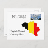 Belgien Postkarte (Vorne/Hinten)