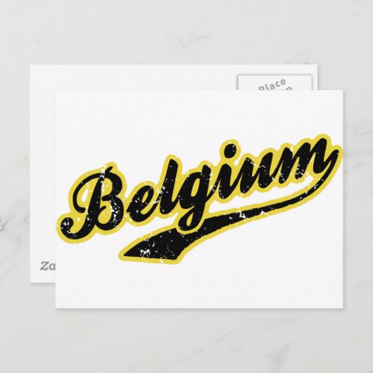 Belgien Postkarte (Vorne/Hinten)