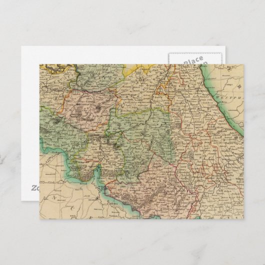 Belgien Provinzen Postkarte (Vorne/Hinten)