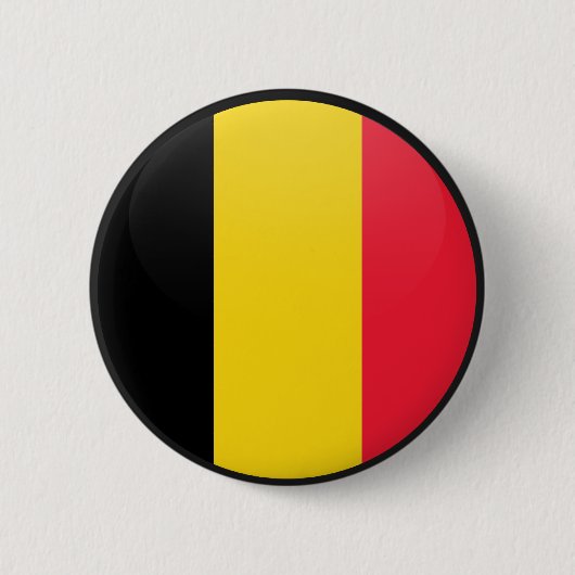 Belgien-Qualität Flaggen-Kreis Button (Vorderseite)