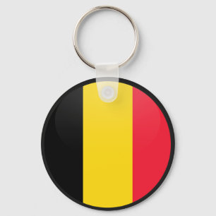 Belgien Qualitätsflaggenkreislauf Schlüsselanhänger