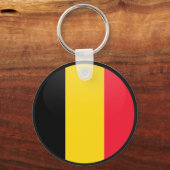 Belgien Qualitätsflaggenzirkel Schlüsselanhänger (Vorderseite)