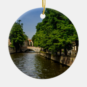 Belgien-Reise-Fotografie, Brügge-Kanal Keramik Ornament