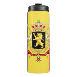 Belgien Reisen Umarmung, patriotische belgische Fl Thermosbecher