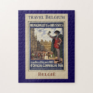 Belgien Reiseplakat (1923) Puzzle