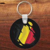 Belgien Rippfahne Schlüsselanhänger (Vorderseite)