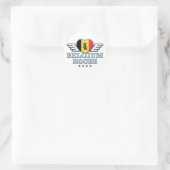 Belgien Rocks v2 Runder Aufkleber (Tasche)