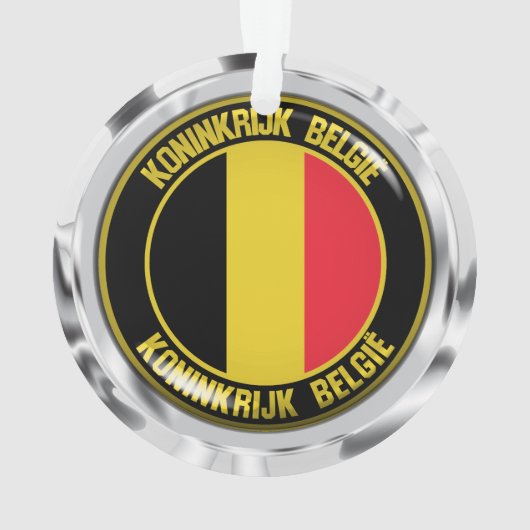 Belgien Runde Emblem Ornament (Rückseite)