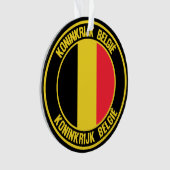 Belgien Runde Emblem Ornament (Vorderseite)