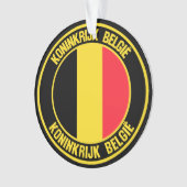 Belgien Runde Emblem Ornament (Vorderseite)