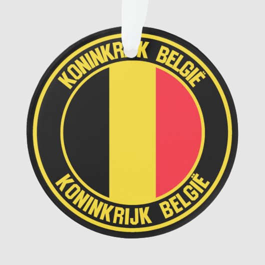 Belgien Runde Emblem Ornament (Vorderseite)
