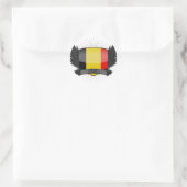 BELGIEN RUNDER AUFKLEBER (Tasche)