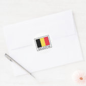 Belgien Runder Aufkleber (Umschlag)