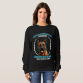BELGIEN SCHEPERD, WEIL DEUTSCHE SCHEPHERREN HIER B SWEATSHIRT (Vorne ganz)