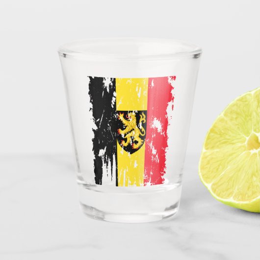 Belgien Schnapsglas (Vorderseite)