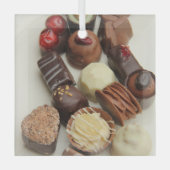 Belgien Schokolade Ornament Aus Glas (Vorderseite)