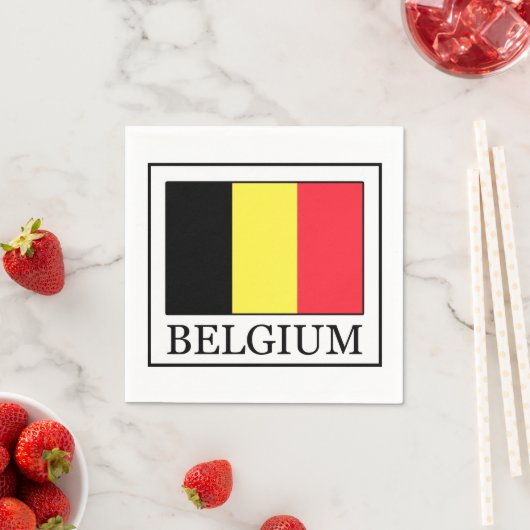 Belgien Serviette (Beispiel)