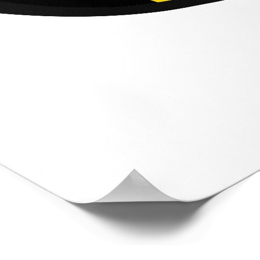 Belgien Shades Custom Text & Color Poster (Ecke)