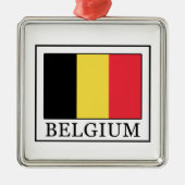 Belgien Silbernes Ornament (Vorne)