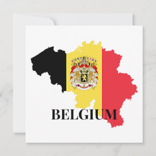 Belgien Silhouette, Flagge,