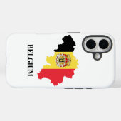 Belgien - Silhouette, Flagge, Case-Mate iPhone Hülle (Rückseite (Horizontal))