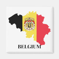 Belgien - Silhouette, Flagge,