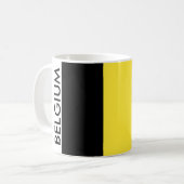 BELGIEN SOCCER KAFFEETASSE (Vorderseite Links)