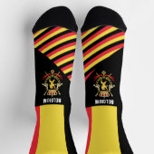 Belgien Socken, belgische Flaggenfarben / Sport Socken (Oben)