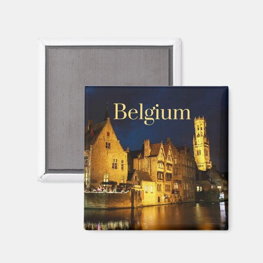 Belgien Souvenir Magnet (Vorderseite/Rückseite)