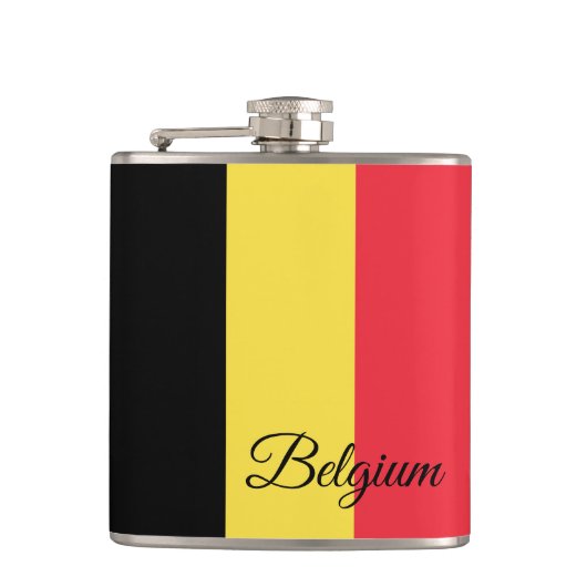 Belgien/Sportfans Flachmann (Vorderseite)