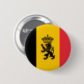 Belgien-Staats-Flaggen-Knopf Button (Vorne & Hinten)