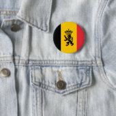 Belgien-Staats-Flaggen-Knopf Button (Beispiel)