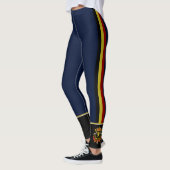 Belgien stripes Flagge Leggings (Links)
