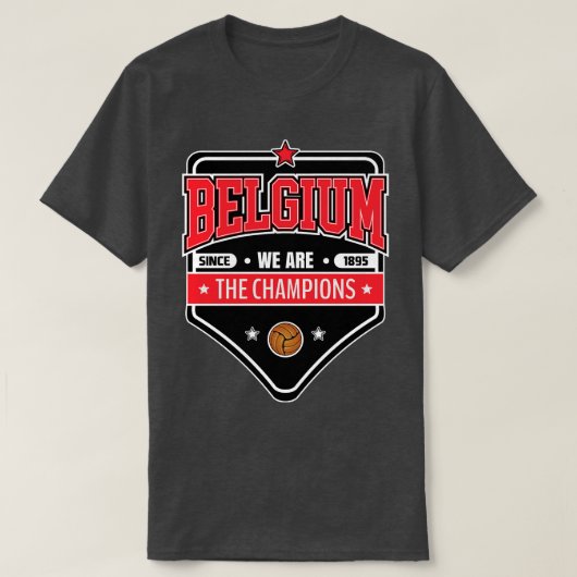 Belgien SuperBadge T-Shirt (Design vorne)